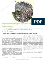 Metodología Para La Identificación, Clasificación y Evaluación de Los Recursos Territoriales Turísticos Del Centro de Ciudad de Fort-De-France