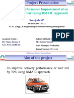 Delivery Performance Improvement of An Automotive Part Using DMAIC Approach