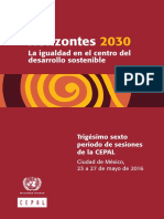 Horizontes 2030 Cepal