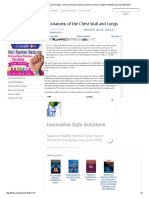 Anatomy of The Chest Wall and Lungs
