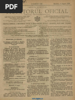 Monitorul Oficial Al României, Nr. 099, 6 August 1921 - CANACHEU Si Nicolas Papahagi