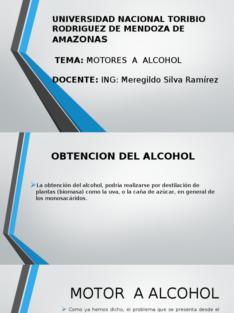 Motores a Alcohol: Partes y Funcionamiento | PDF | Pistón | Motor de ...