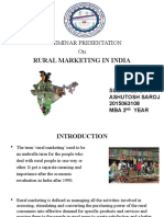 Rural Marketing in India: A Seminar Presentation On
