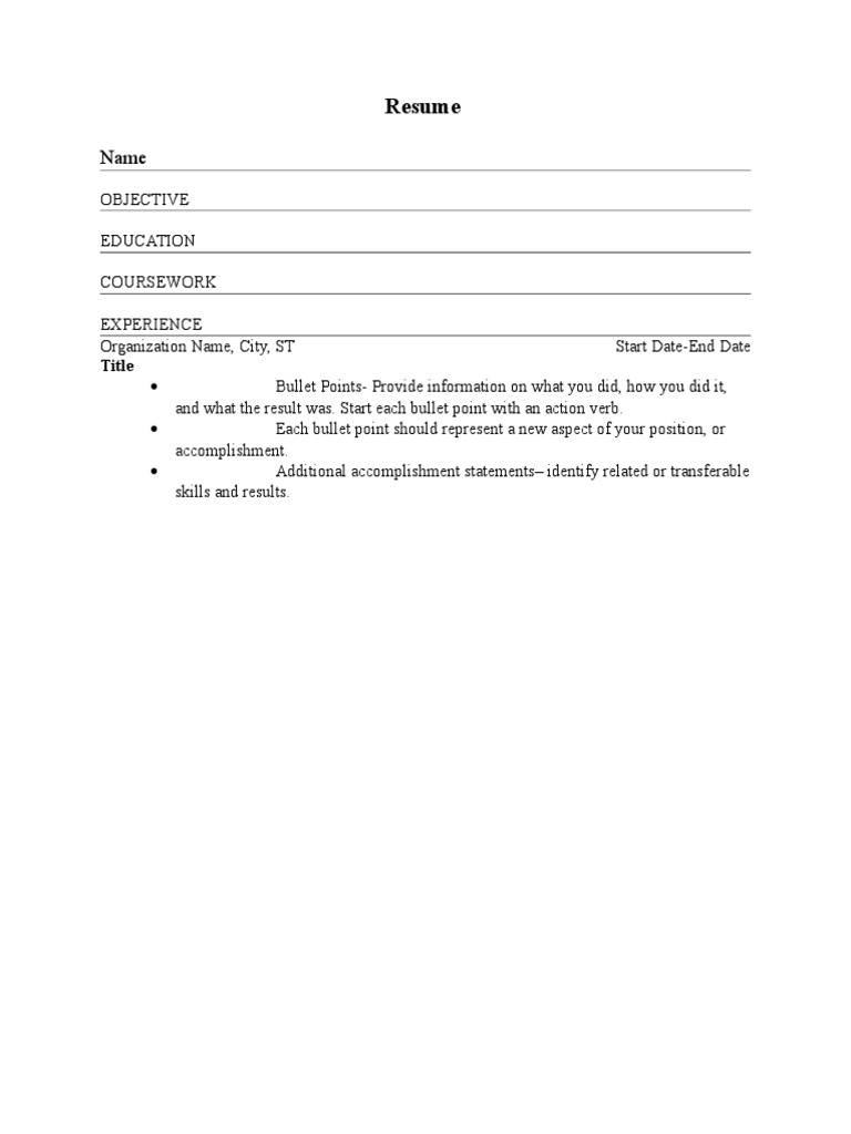 Effective Resume Writing Guide | PDF | Career & Growth