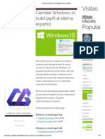 Cambiar Windows 10 Build 9926 Al Idioma Español