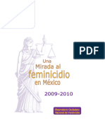 Informe Final Una Mirada Al Feminicidio 2009 20101word