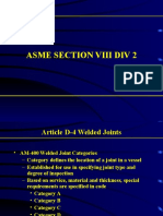 ASME Section VIII Div 2 Welded Joint Categories