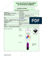 HDS Dioxido de Azufre ACHS - 2010 PDF