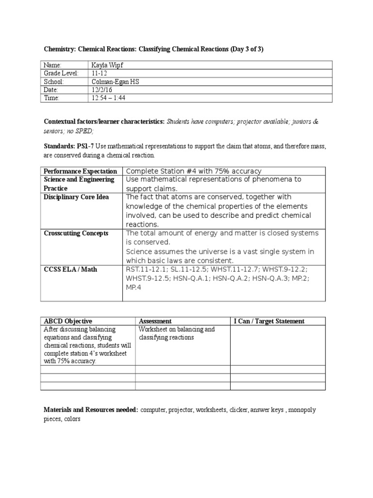 worksheet. Classifying Reactions Worksheet. Worksheet Fun Worksheet Study Site