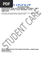 West Bengal Board of Secondary Education Sample Paper