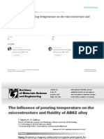 Rzychon - Kielbus - The Influence of Pouring Temperature On The Microstructure and Fluidity of AE42 Alloy PDF