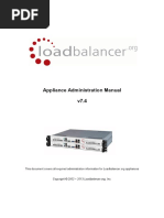 Appliance Administration Manual v7.4