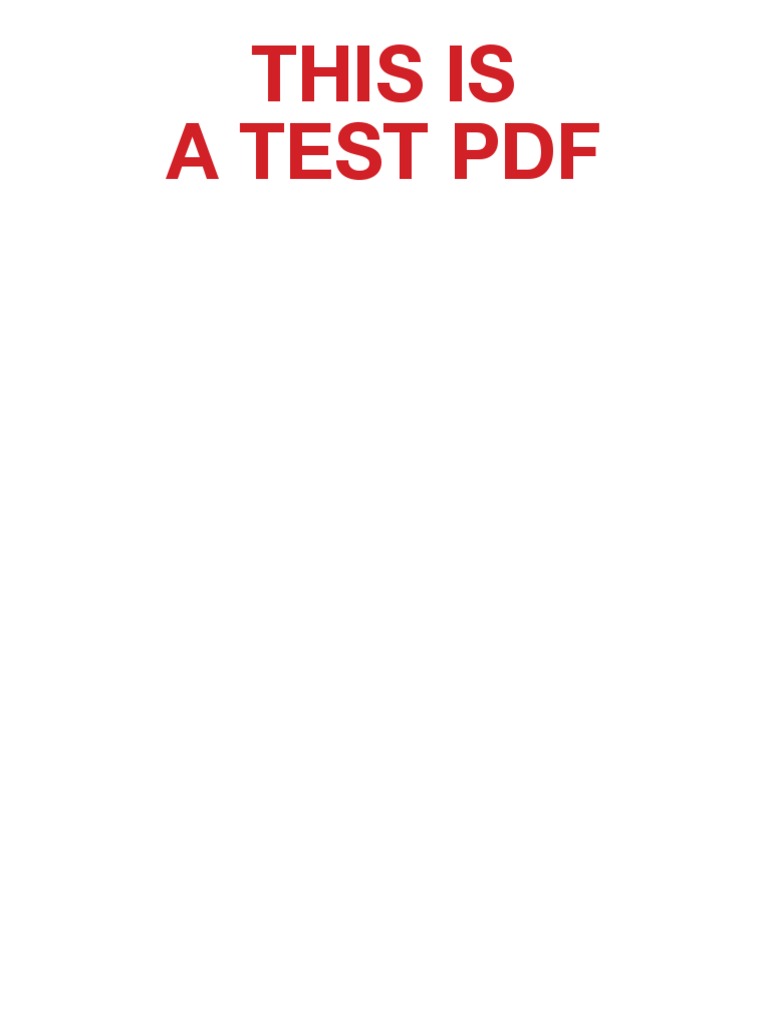 Test | PDF