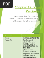 Chap 18 Social Psychology