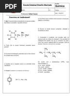 Exercícios de Orgânica 1