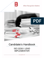 Pecb Candidate Handbook Iso 22301 Lead Implementer