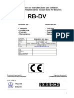 Manual Sopradores Robuschi - Italian