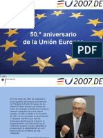 50 Aniversario de La UE
