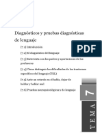 Diagnostico y Pruebas diagnosticas del Lenguaje.pdf