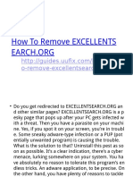 How to Remove Excellentsearch.org