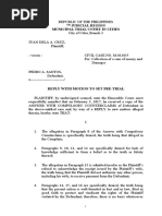 Download Sample Reply to Answer with Counterclaims by cristiepearl SN339355758 doc pdf
