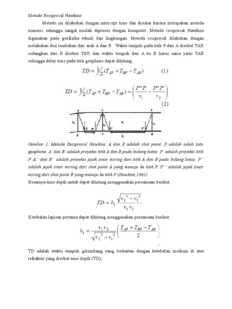 Metode Reciprocal Hawkins | PDF