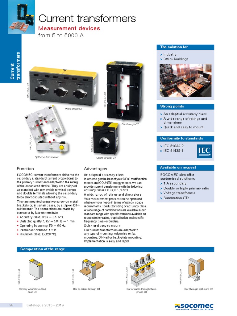 Current Transformers Overview | PDF | Electrical Engineering | Electricity