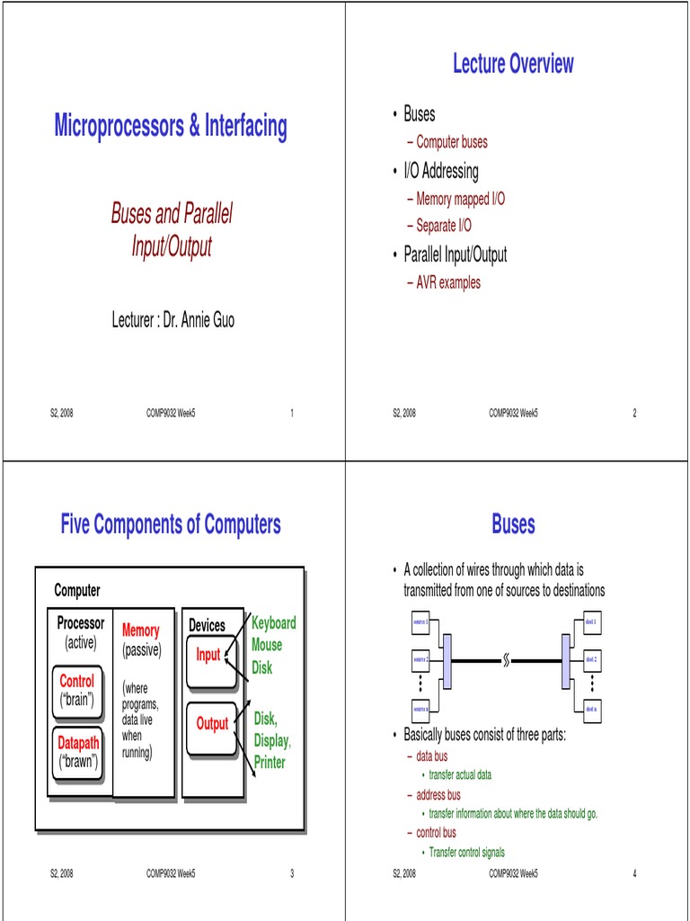 AVR Memory Mapped I-o | Input/Output | Central Processing Unit
