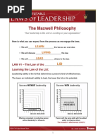 21 Irrefutable Laws Facilitator Guide