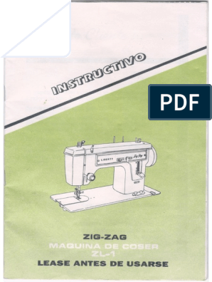 amplio principio apoyo Manual de Maquina de Coser Liberty Zig Zag | PDF
