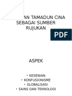 Kekuatan Tamadun Cina Sebagai Sumber Rujukan