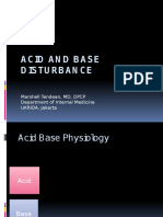 Acid and Base Disturbance