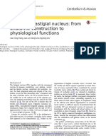 Artigo 4 - Cerebellar Fastigial Nucleus From Anatomic Construction To Physiological Functions