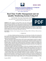 Real Time Traffic Management and Air Quality Monitoring System Using Iot