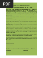 CARTA DE TÉRMINO DE CONTRATO POR PERIODO DE PRUEBA