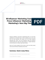 Influencer Marketing Examples