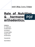 Nutrition in Orthodontics
