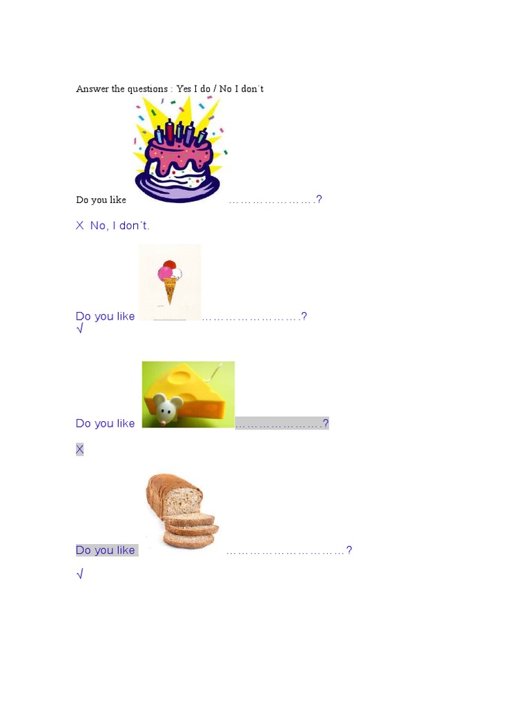 Yes/No Preference Survey | PDF | Language Arts & Discipline