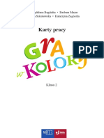 Gra W Kolory Karty Pracy - 2015