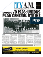 Back To 1926: Unions Plan General Strike: Oil Giant Rules Out New Issue