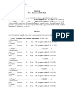 Model Decizie Numerotare Facturi Anual - 2016