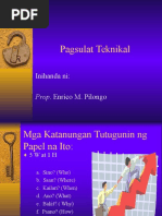 Pagsulat NG Introduction at Background | PDF