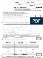 Turism Present Perfect Si Past