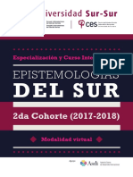 2da Cohorte Curso y Especializacion Epistemologias Del Sur
