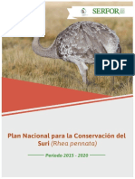 Plan Nacional Conservacion Suri
