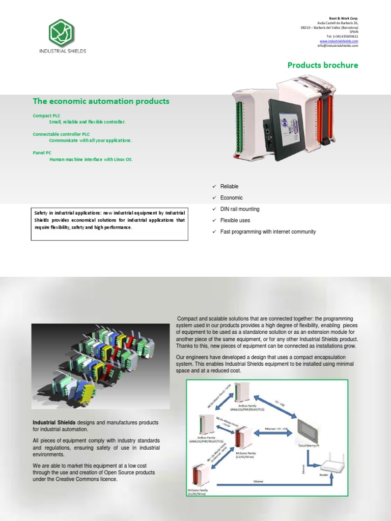 Industrial Automation Solutions Brochure | PDF | Arduino | Input/Output