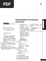 MODALIDADES FORMATIVAS LABORALES