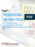 Persisting in The Fight: An Update To The Community Action Plan To Combat Heroin and Opioid Abuse