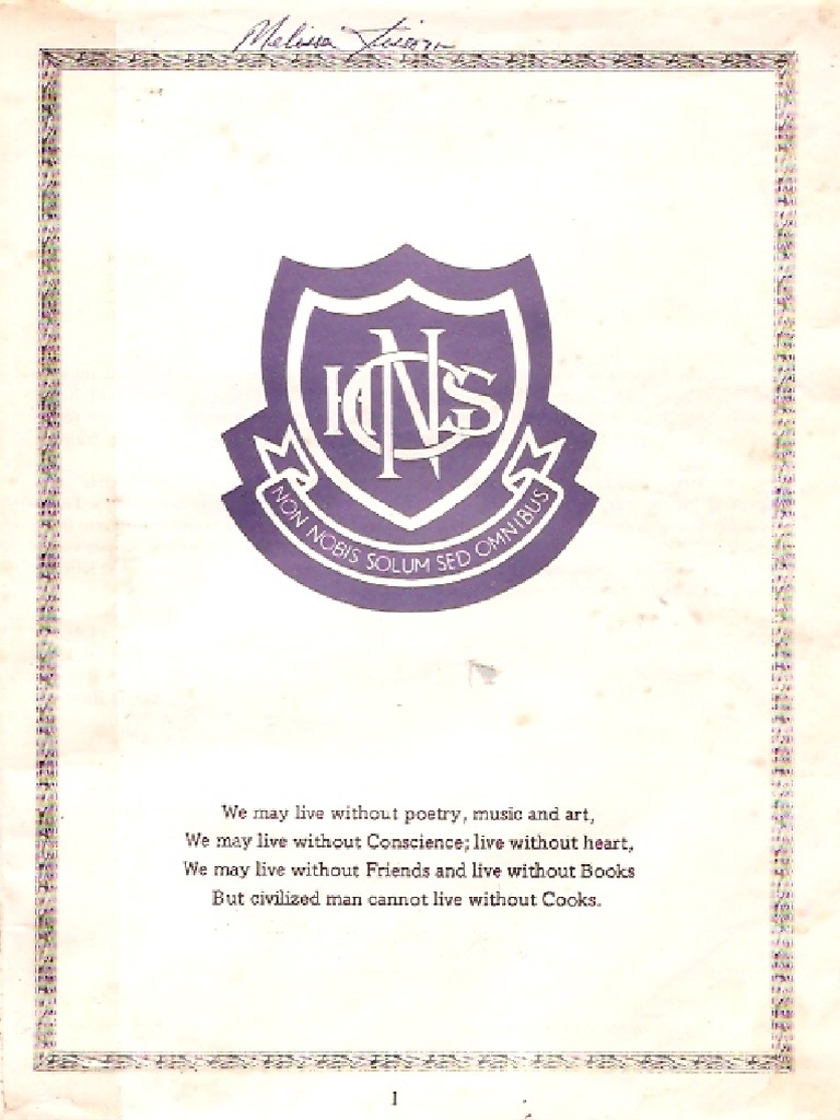 Cook Book Naparima Old PDF | PDF