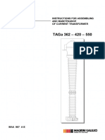 SF6 Gas Insulated Current Transformer Manual